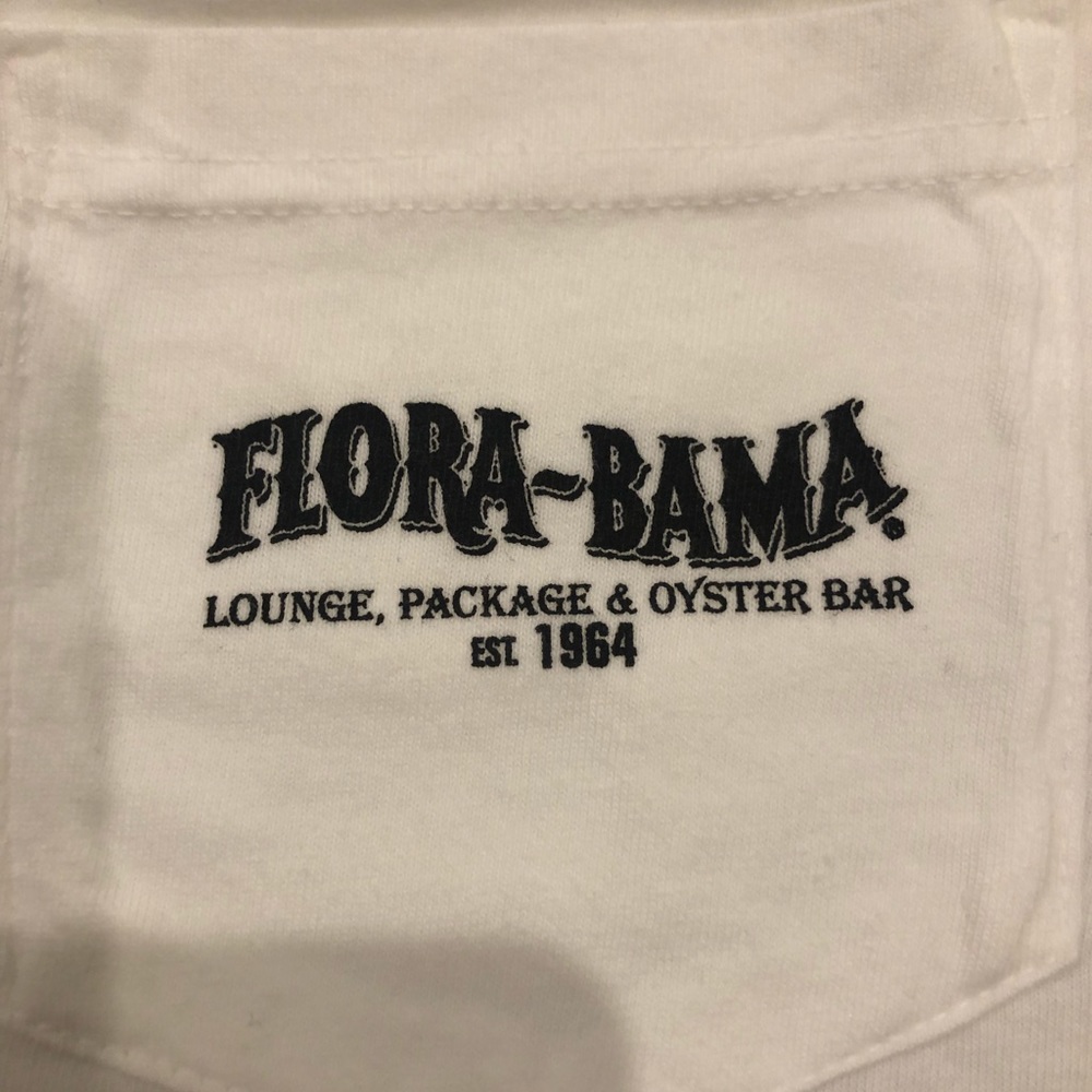 FLORA BAMA original building t shirt NWT